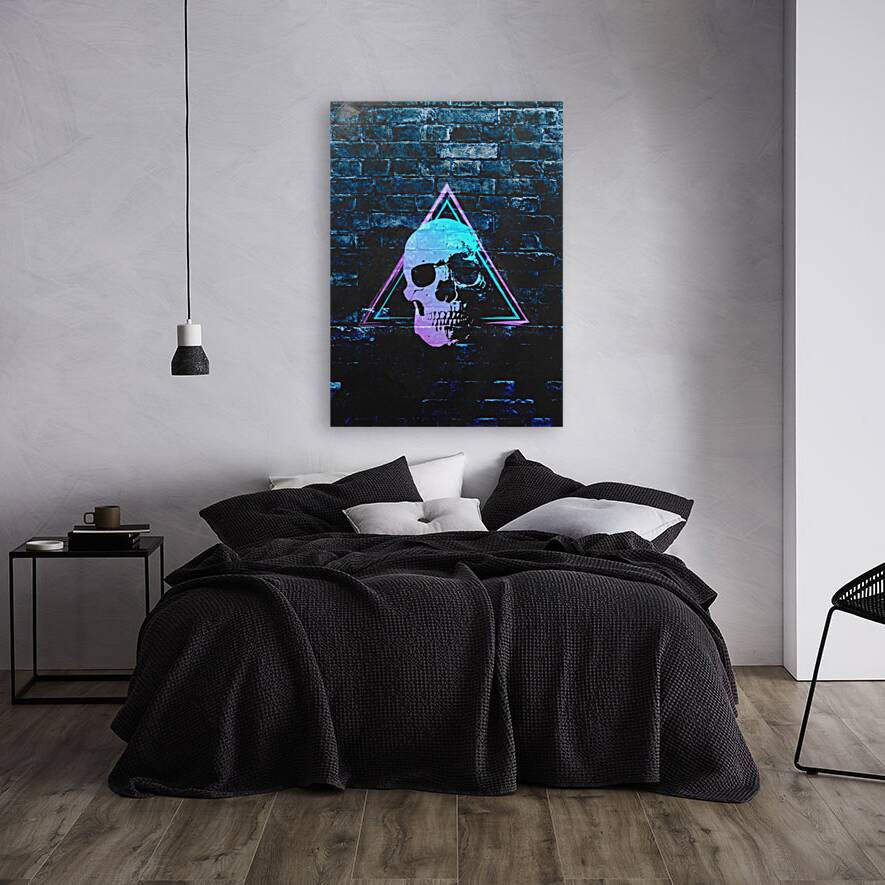 Skull on the wall Reproduction
