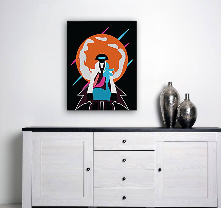 Sunset Abstract Figure Reproduction