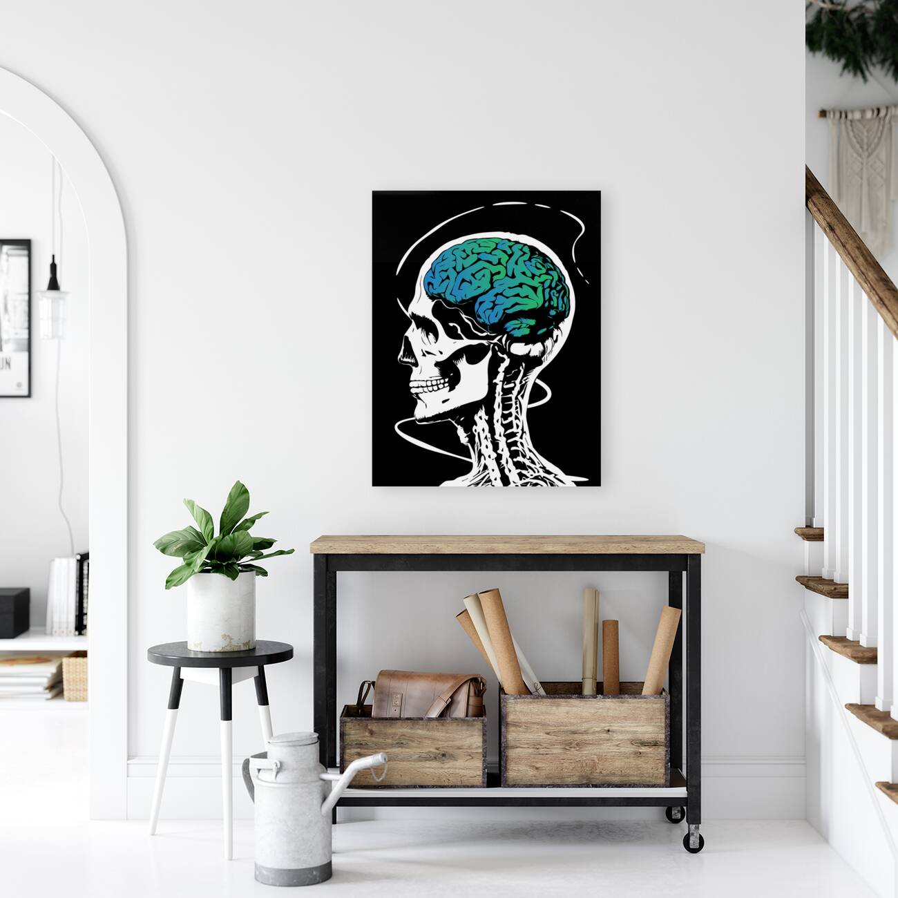 Zombie Skull Reproduction