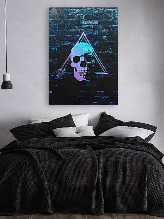 Skull on the wall Reproduction