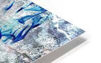 Blue Flame Skull HD Metal print