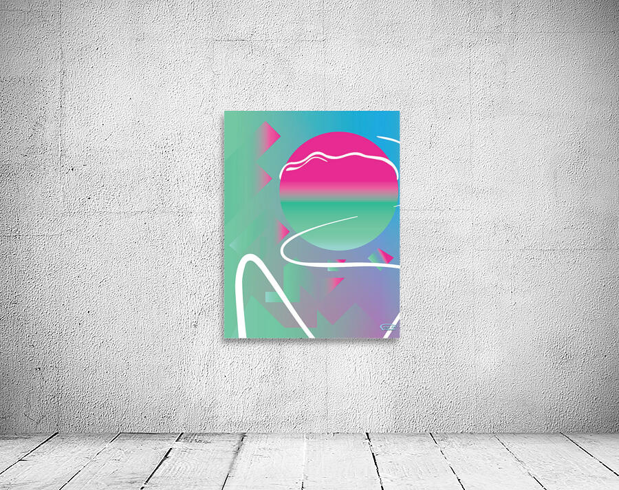 Geometric Space Wall Preview