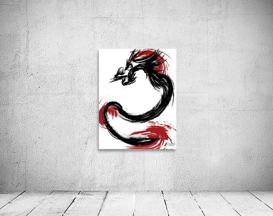 Sumi Dragon Wall Preview
