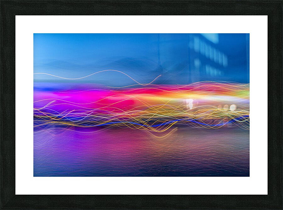 Dancing Lines Picture Frame print