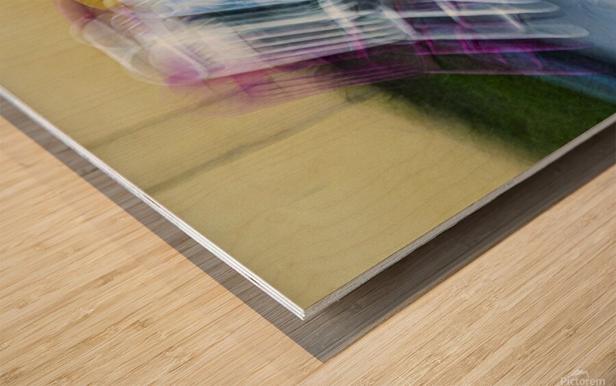 Angular Rest Wood print