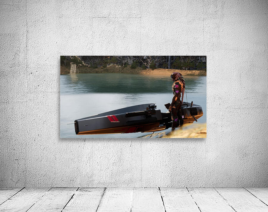 STAR ATLAS PEARCE X4 MIERESE LAKE by ONIZUK4 EIKICHI Wall Art