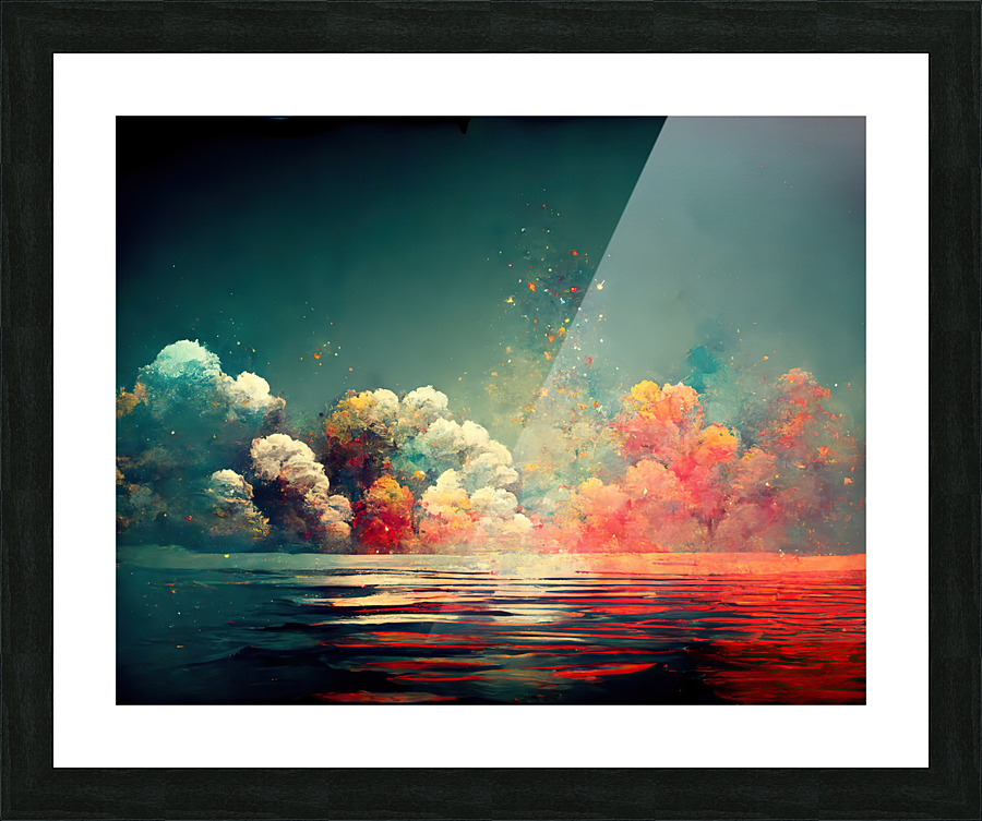 Prismatic Sunset Picture Frame print