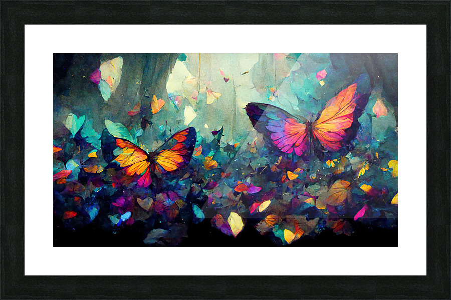 Thousand Butterflies Picture Frame print