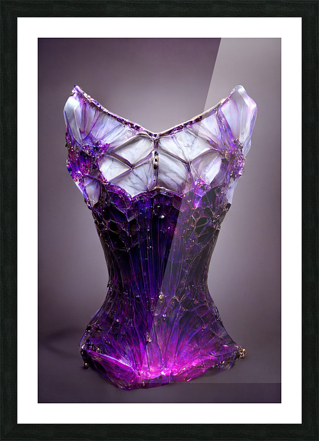 Crystal Corset Picture Frame print