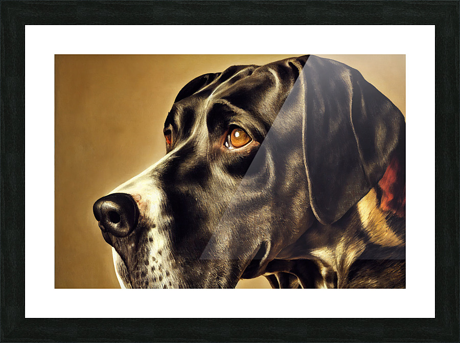Great Dane Picture Frame print