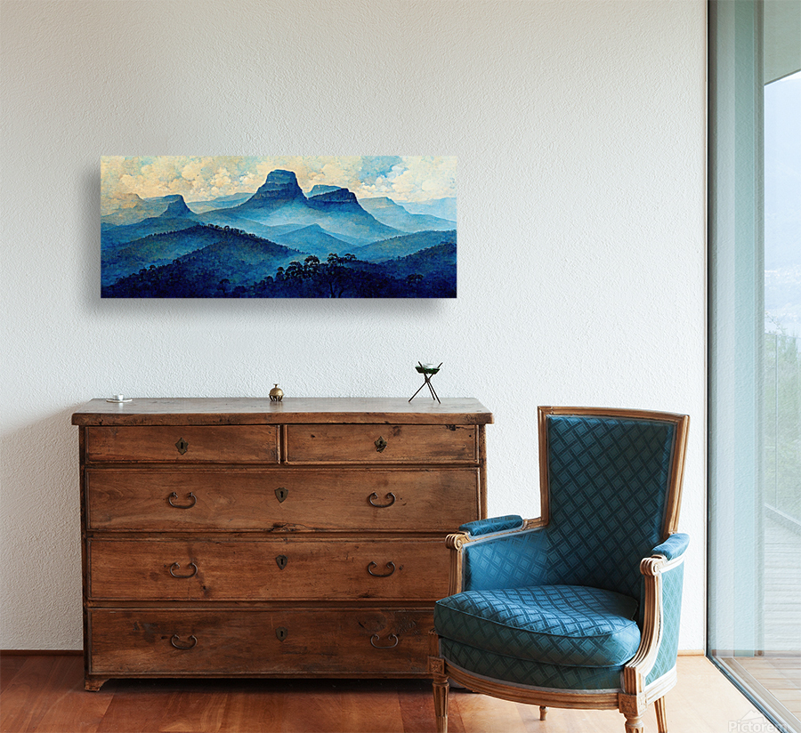 Blue Mountains Reproduction