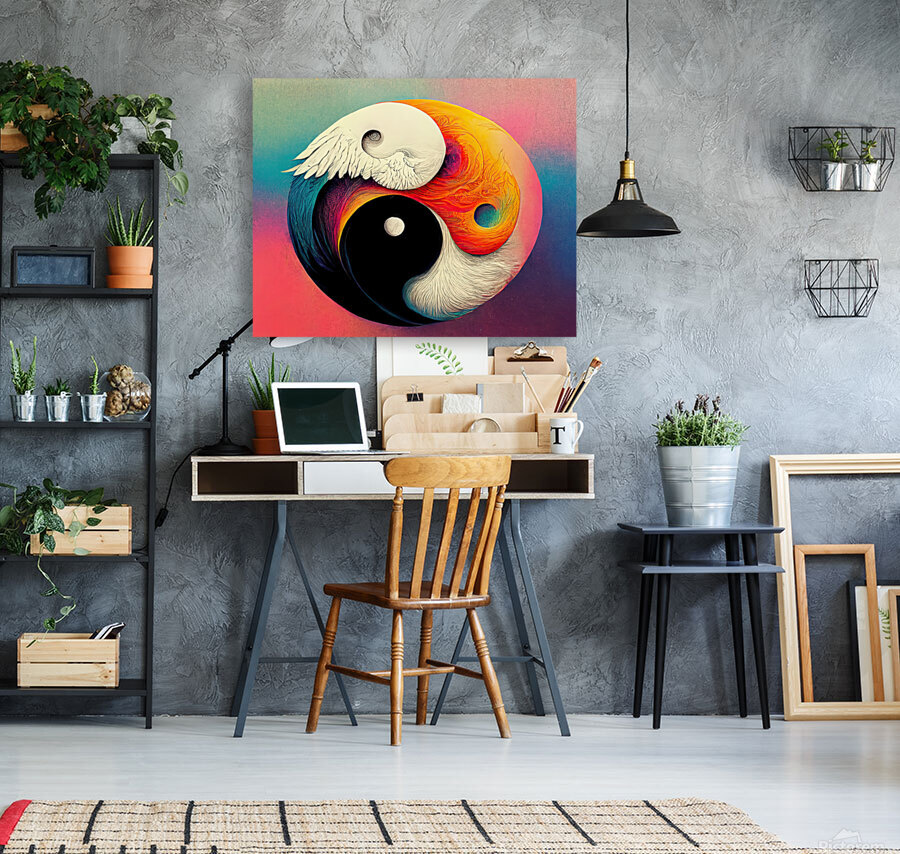 Psychedelic Yin Yang Reproduction