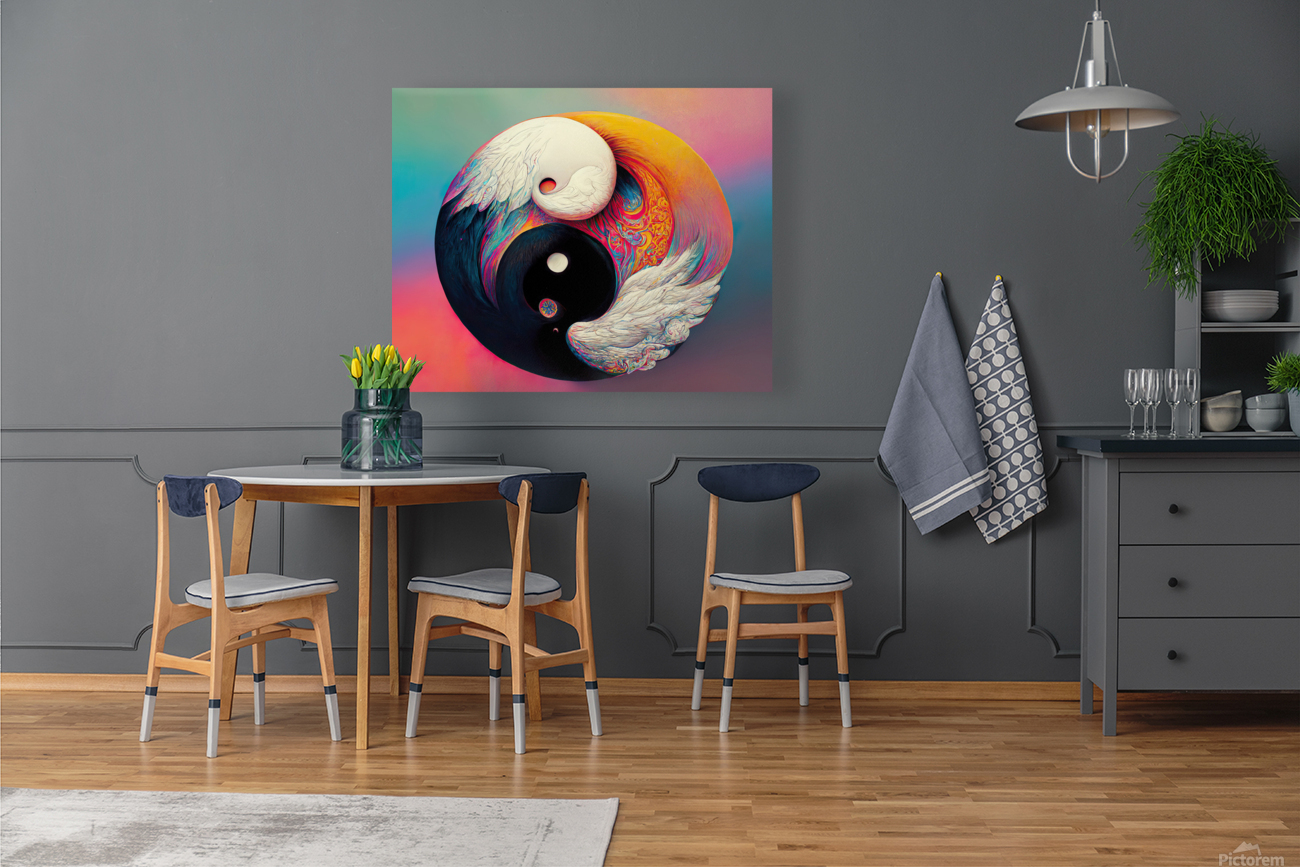 Psychedelic Yin Yang Reproduction