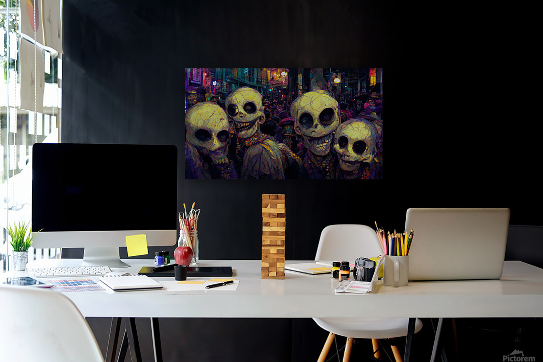 Skeletons on Bourbon St. Reproduction