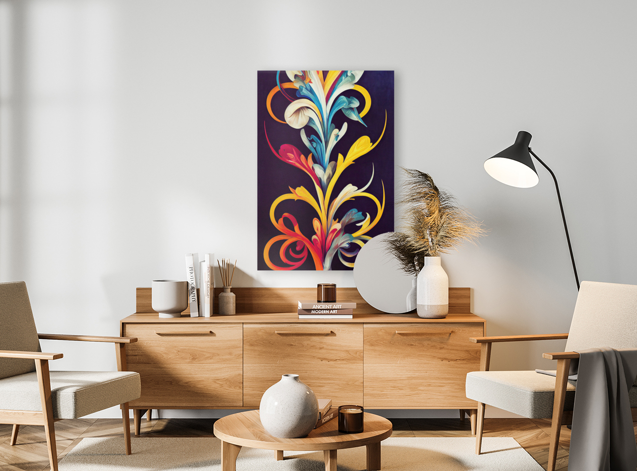 Abstract Lily Reproduction