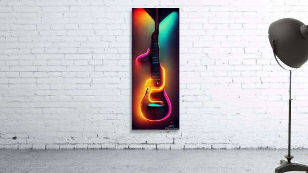 Neon Guitar Wall Preview