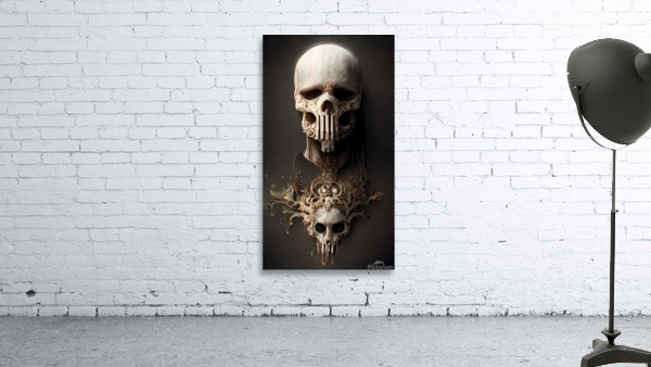 Intricate Skulls Wall Preview