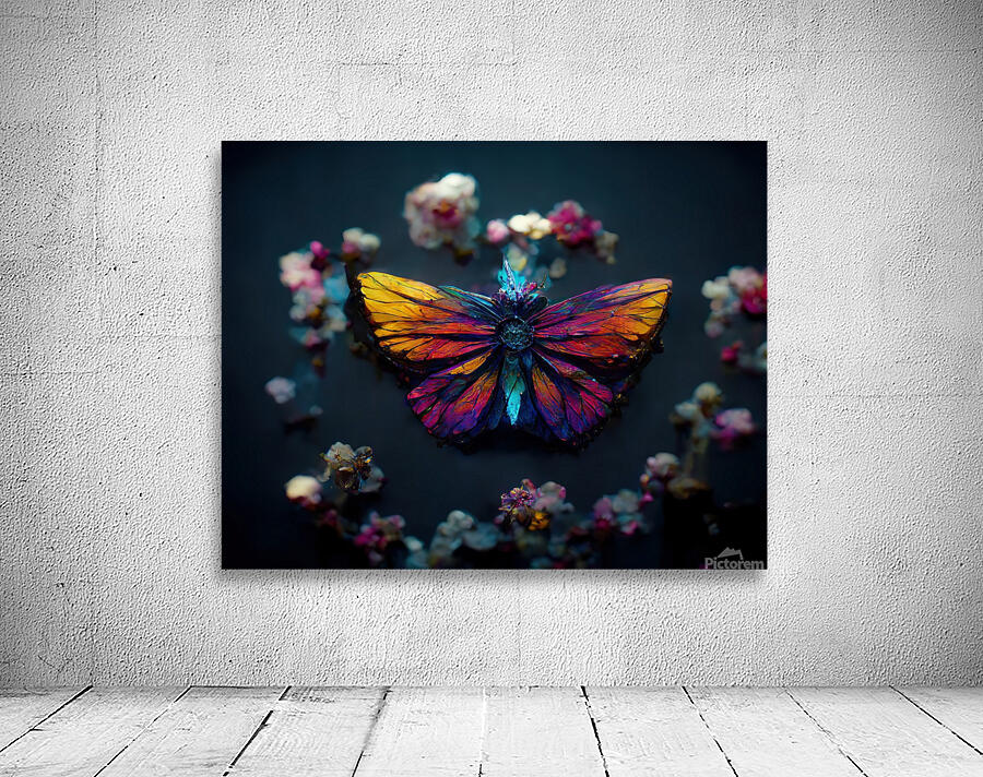 Iridescent Butterfly Wall Preview