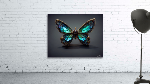 Crystal Butterfly Wall Preview