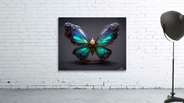 Crystal Butterfly Wall Preview