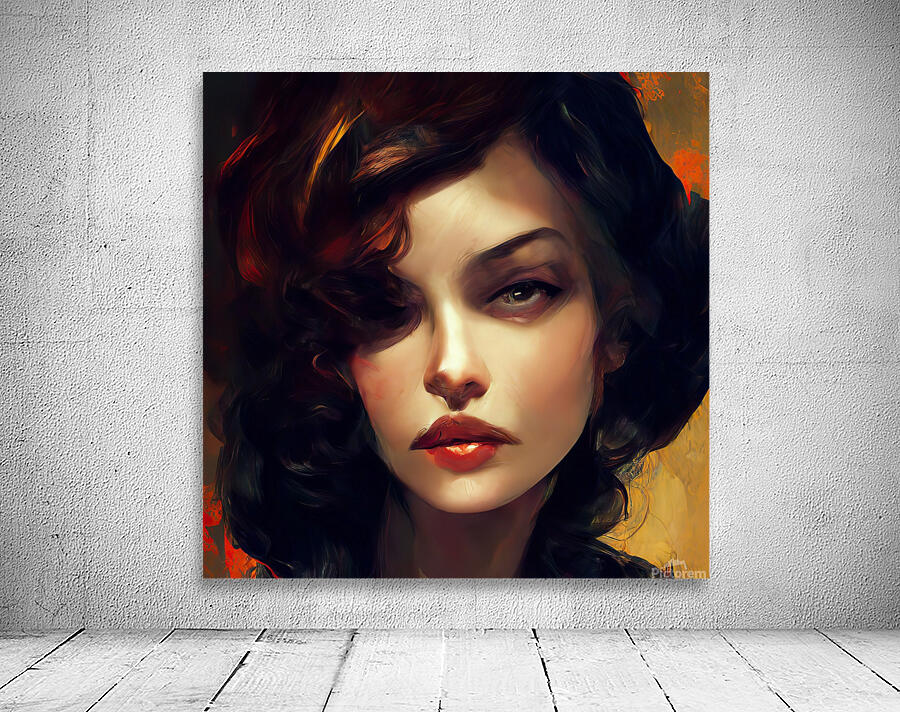 Female Stare Wall Preview