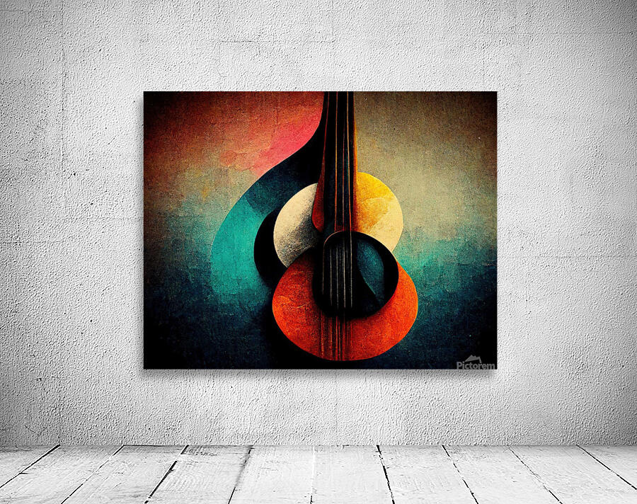 Abstract Guitar Wall Preview