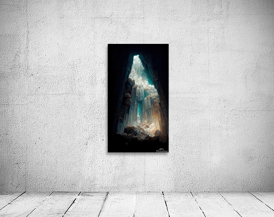 Selenite Crystal Cave Wall Preview