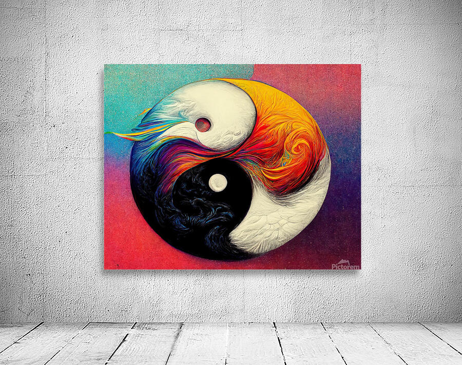 Psychedelic Yin Yang Wall Preview