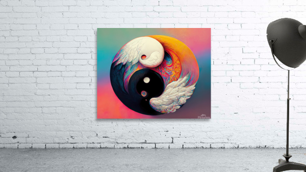 Psychedelic Yin Yang Wall Preview
