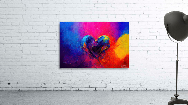 Rainbow Heart Wall Preview