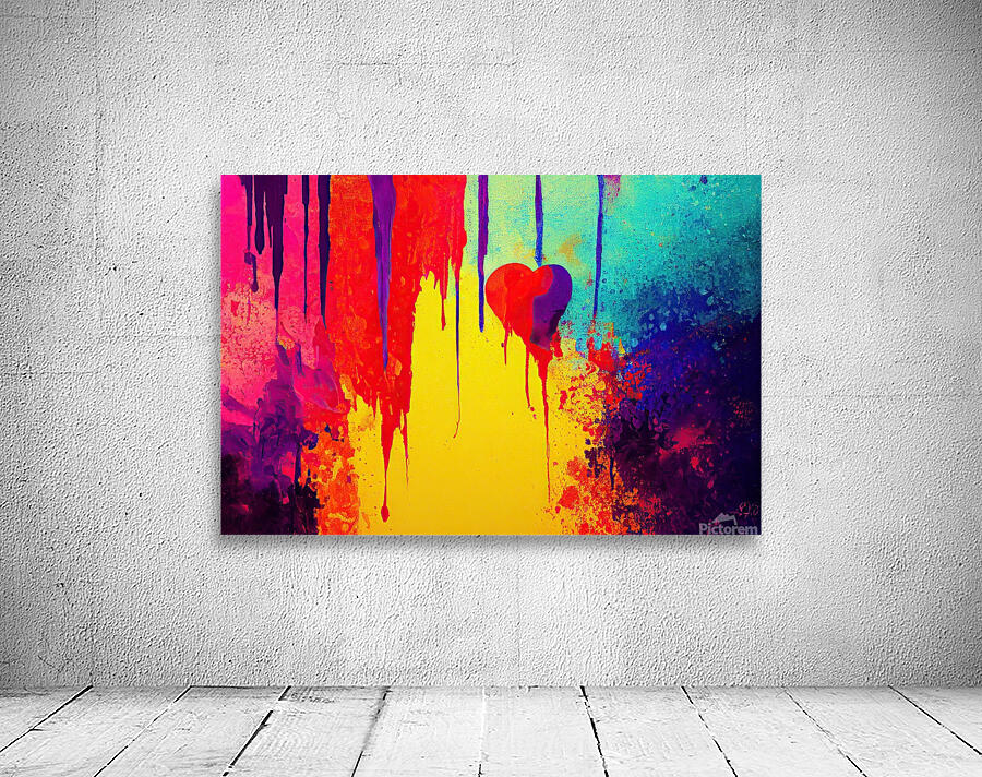 Graffiti Heart Wall Preview