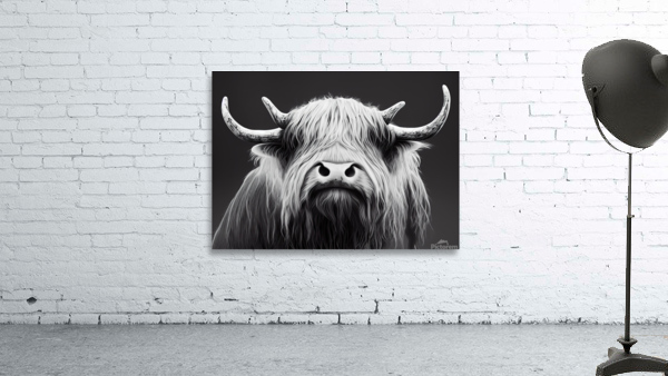 Highland Cow Wall Preview