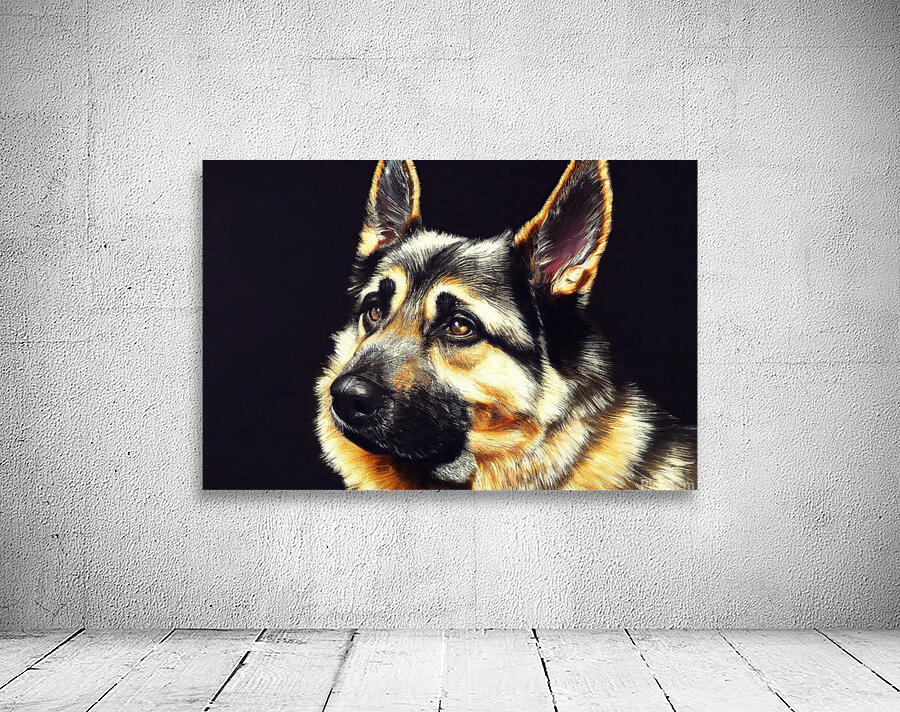 German Shepherd Wall Preview