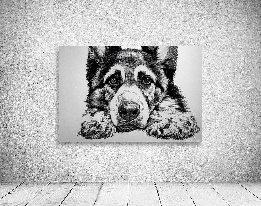 German Shepard Wall Preview
