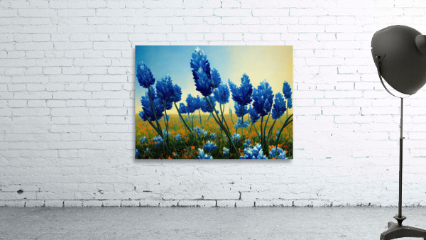 Texas Bluebonnets Wall Preview