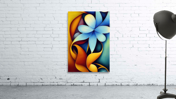 Abstract Flower Wall Preview