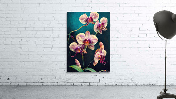 Colorful Orchids Wall Preview