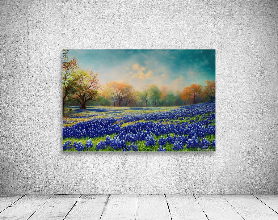 Texas Bluebonnets Wall Preview