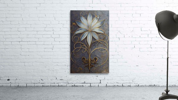 Abstract Flower Wall Preview
