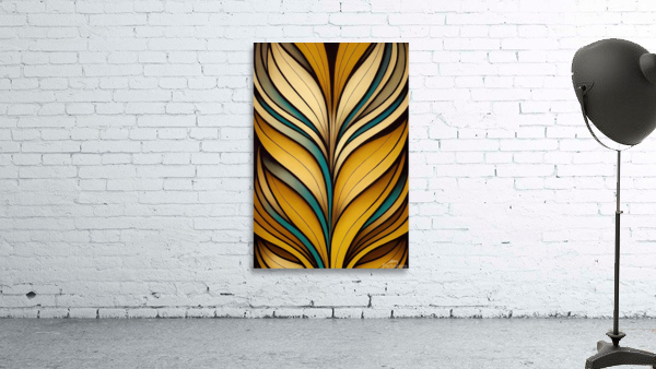 Abstract Lily Wall Preview