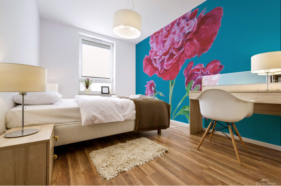 peony5 Mural print