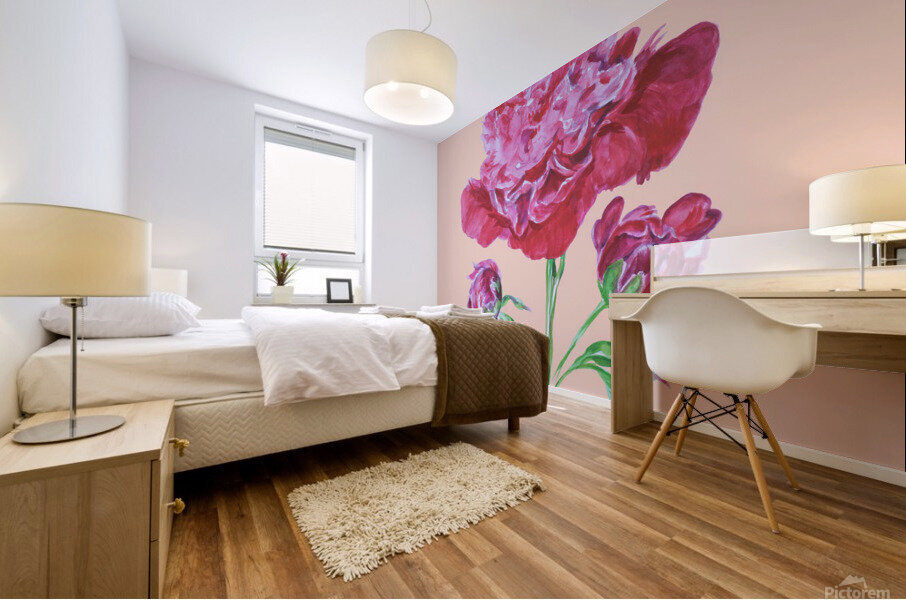peony6 Mural print