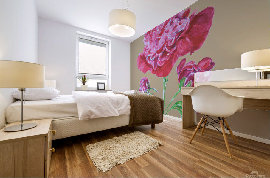 peony7 Mural print