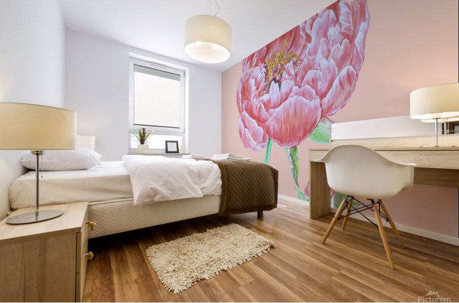 peony34 Mural print