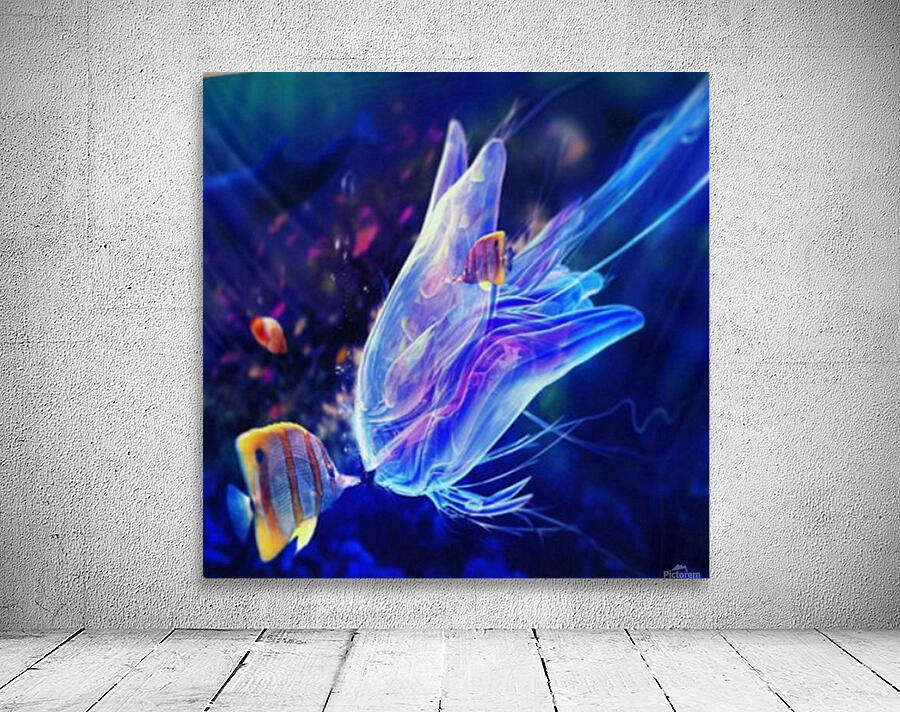Glowing Jellyfish Wall Preview