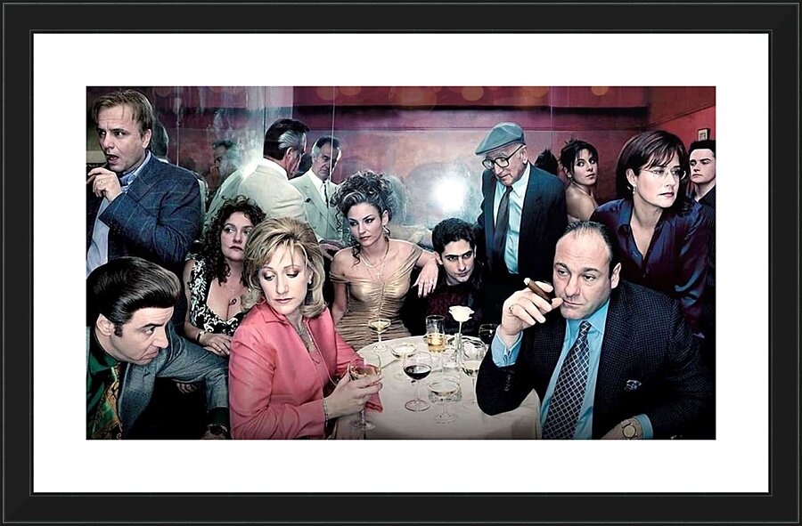 The Sopranos Picture Frame print