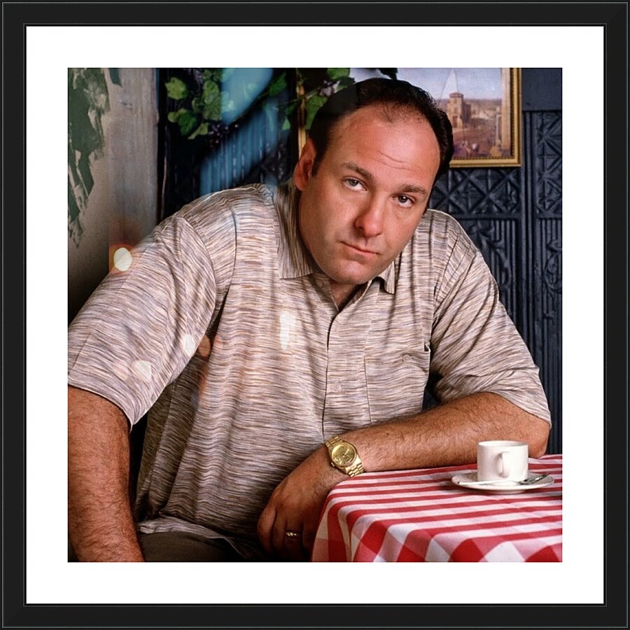 Tony Soprano Picture Frame print