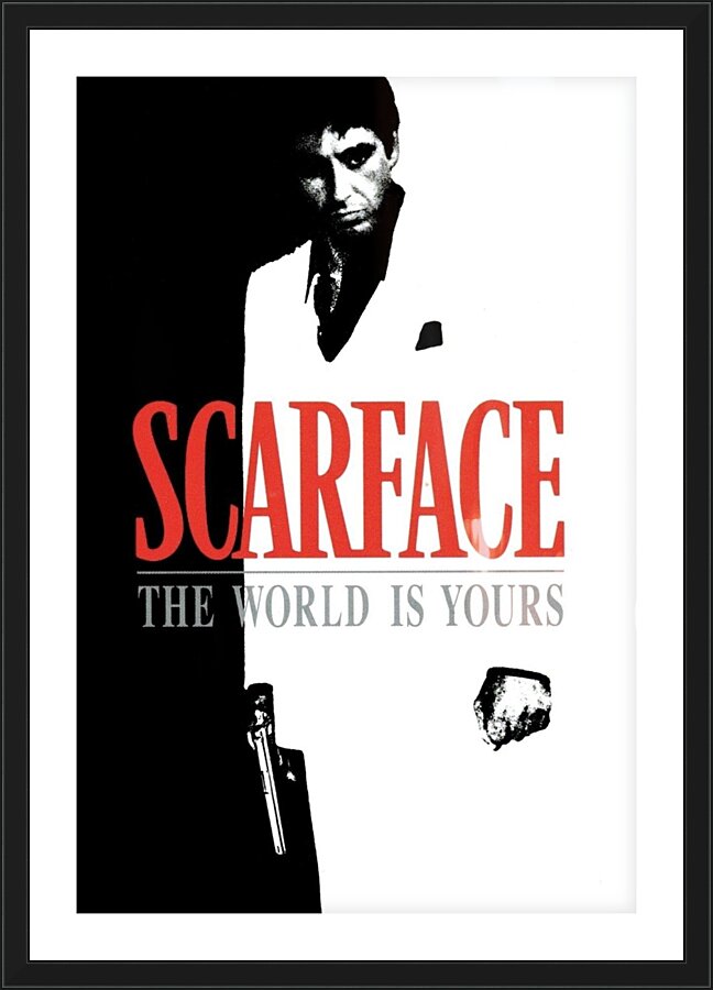 Scarface Picture Frame print