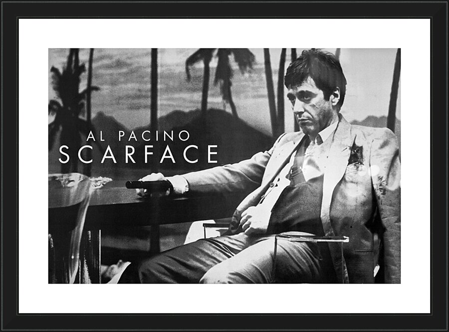 Scarface Poster Picture Frame print