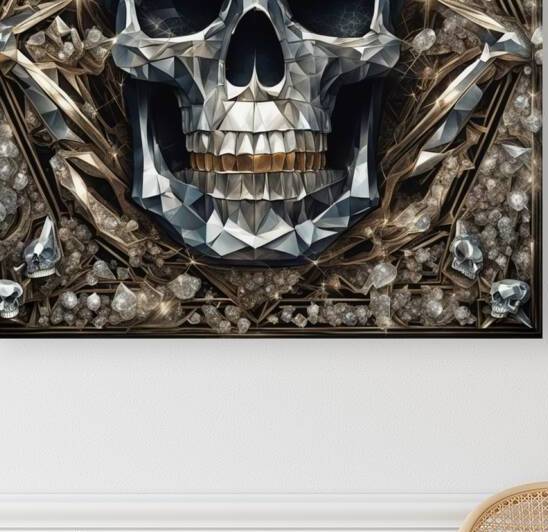 Skull Art by Canvas Hollywood